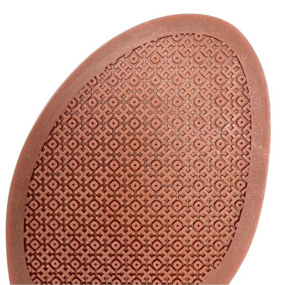 Tory Burch Everly Chain Thong Sandals Size 6 Bearberry Red Flip Flops 88335 New - Picture 11 of 13